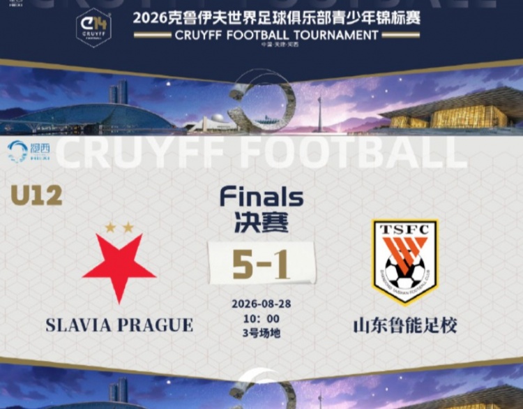 马德兴：泰山U12队获天津克鲁伊夫杯亚军，浙江U11队获冠军